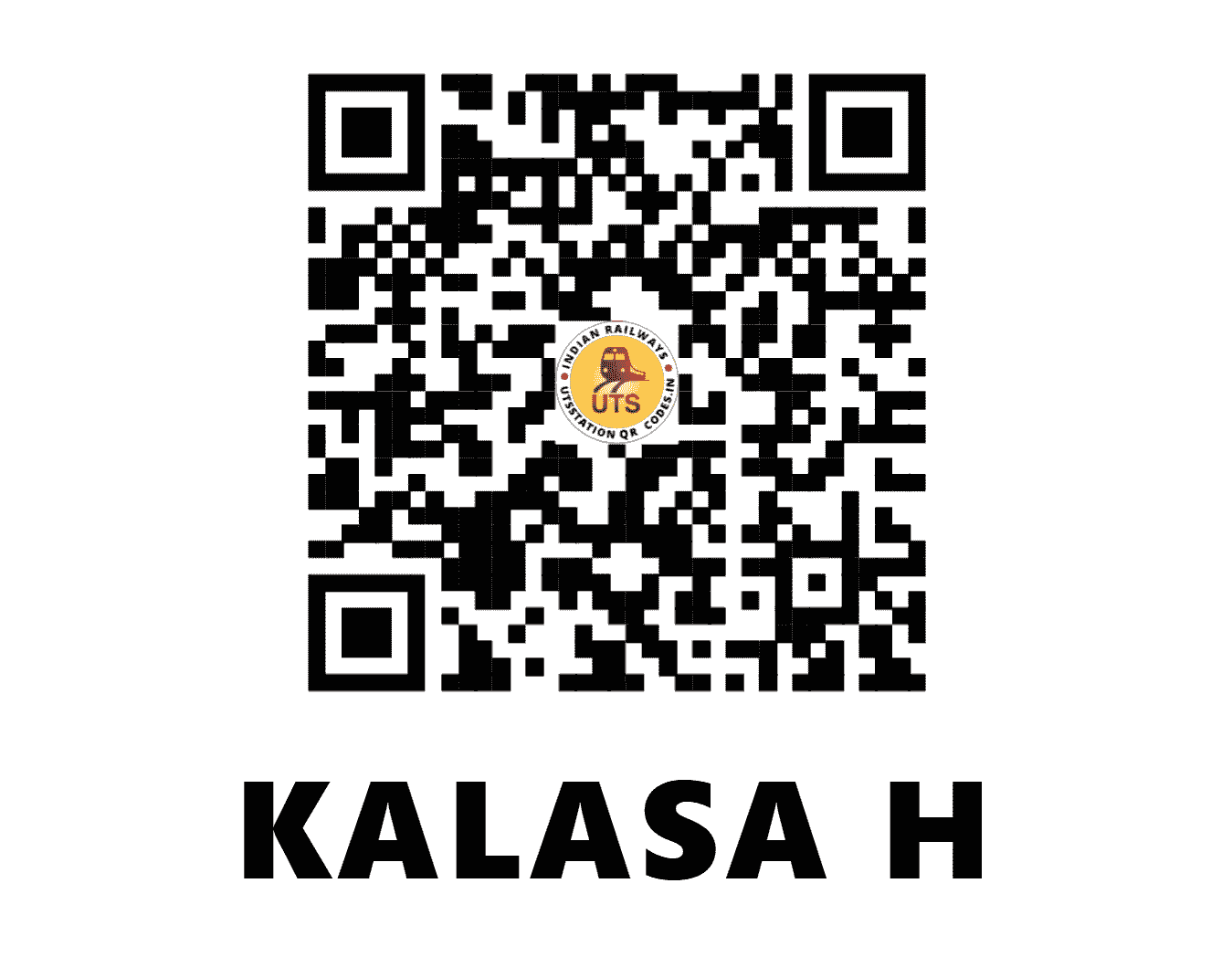 UTS QR Code for KALASA H - KALS - SW (KARNATAKA)