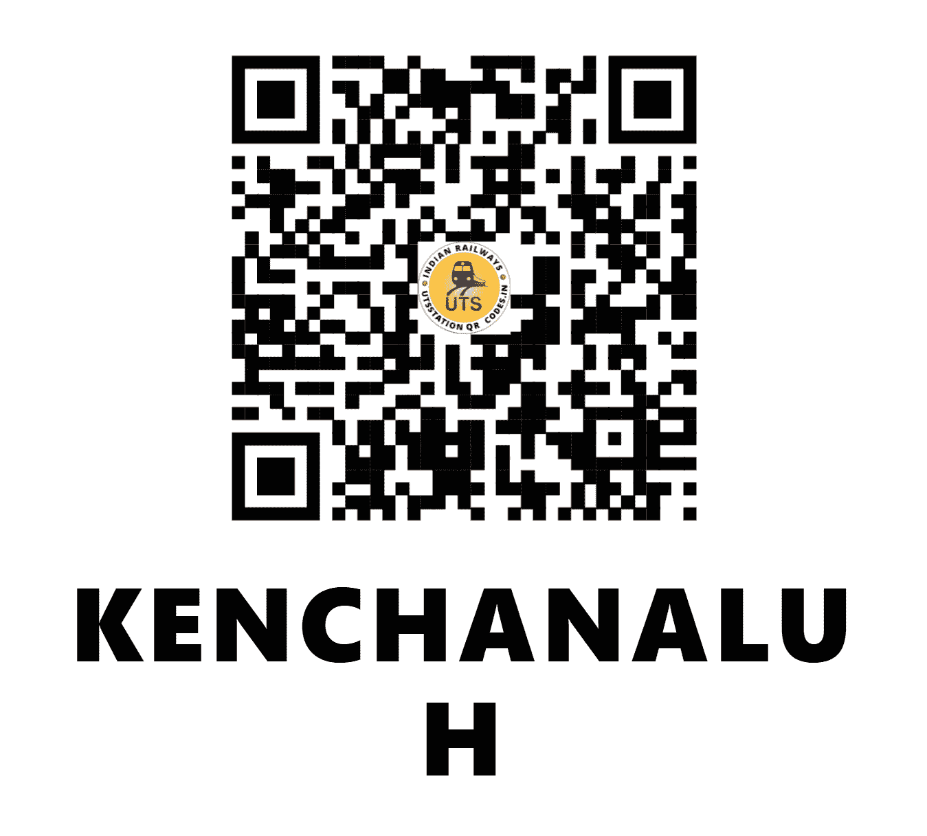 UTS QR Code for KENCHANALU H - KCLA - SW (KARNATAKA)
