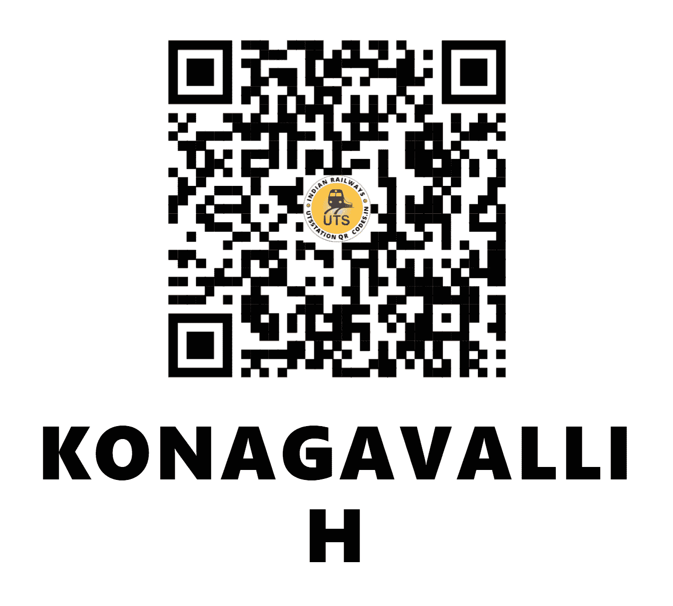 UTS QR Code for KONAGAVALLI H - KGVE - SW (KARNATAKA)