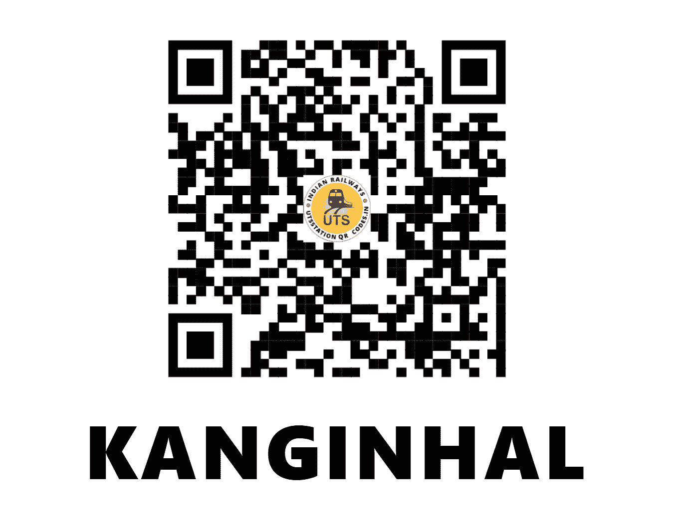 UTS QR Code for KANGINHAL - KGX - SW (KARNATAKA)