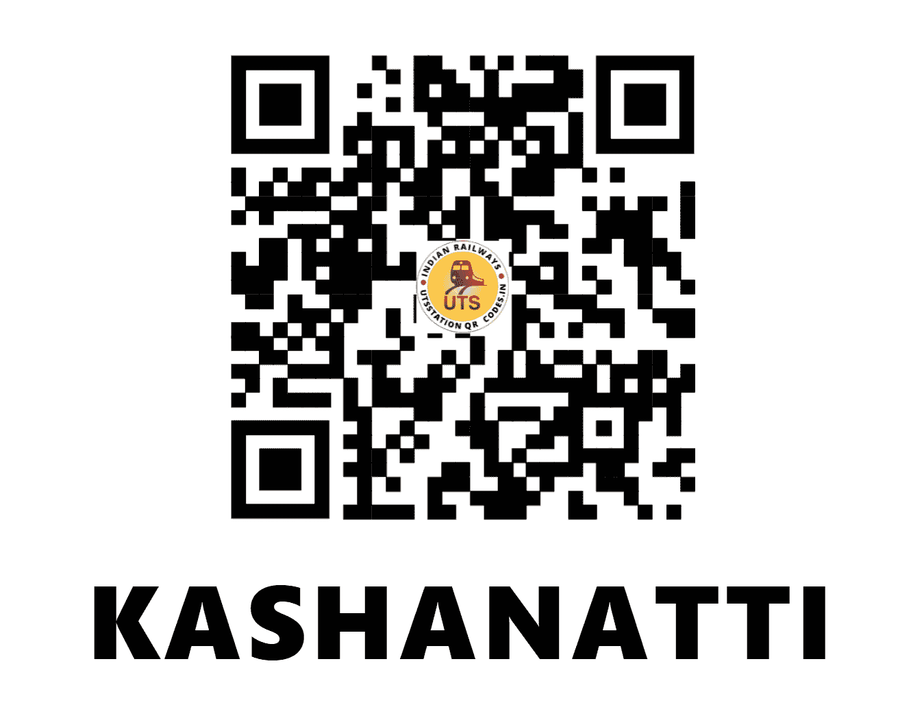 UTS QR Code for KASHANATTI - KHST - SW (KARNATAKA)