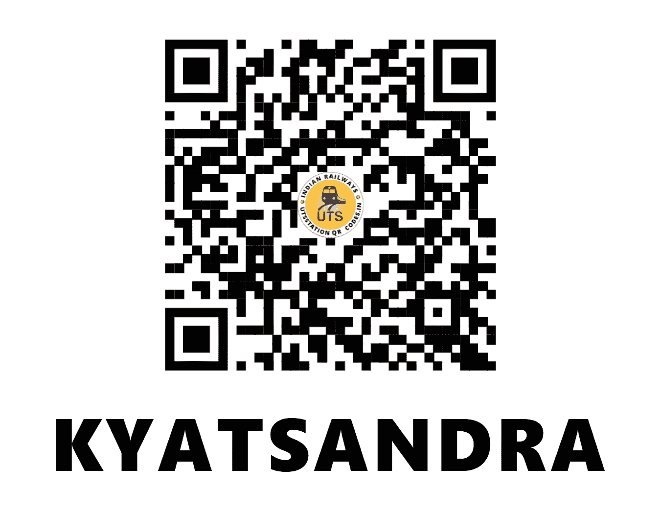 UTS QR Code for KYATSANDRA - KIAT - SW (KARNATAKA)