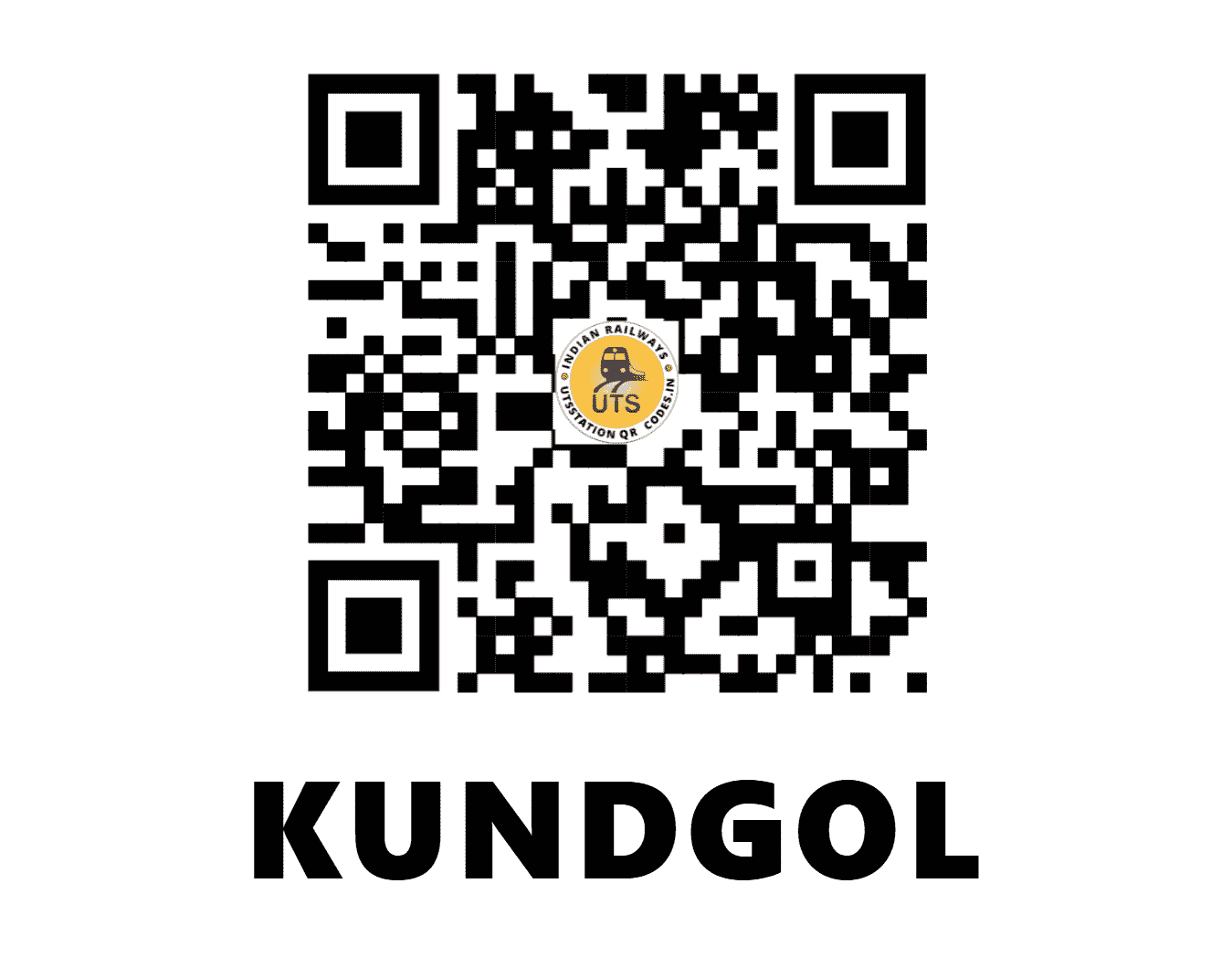 UTS QR Code for KUNDGOL - KNO - SW (KARNATAKA)