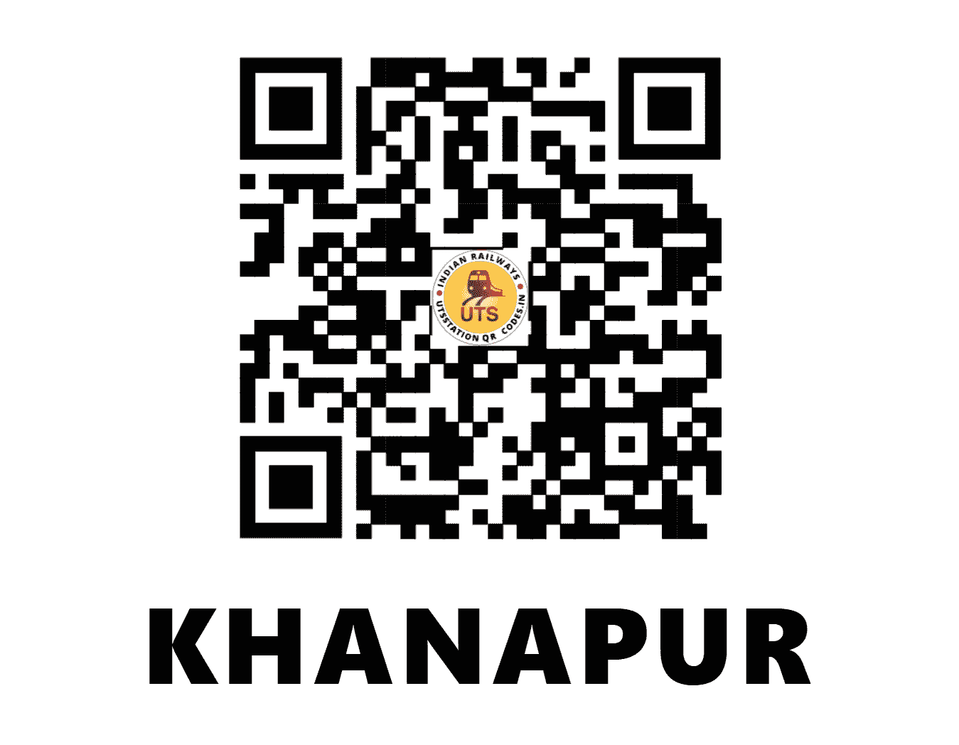UTS QR Code for KHANAPUR - KNP - SW (KARNATAKA)