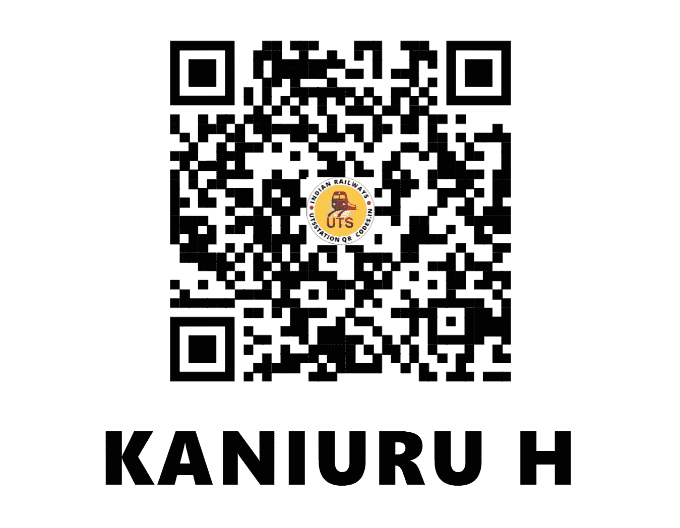 UTS QR Code for KANIURU H - KNYR - SW (KARNATAKA)