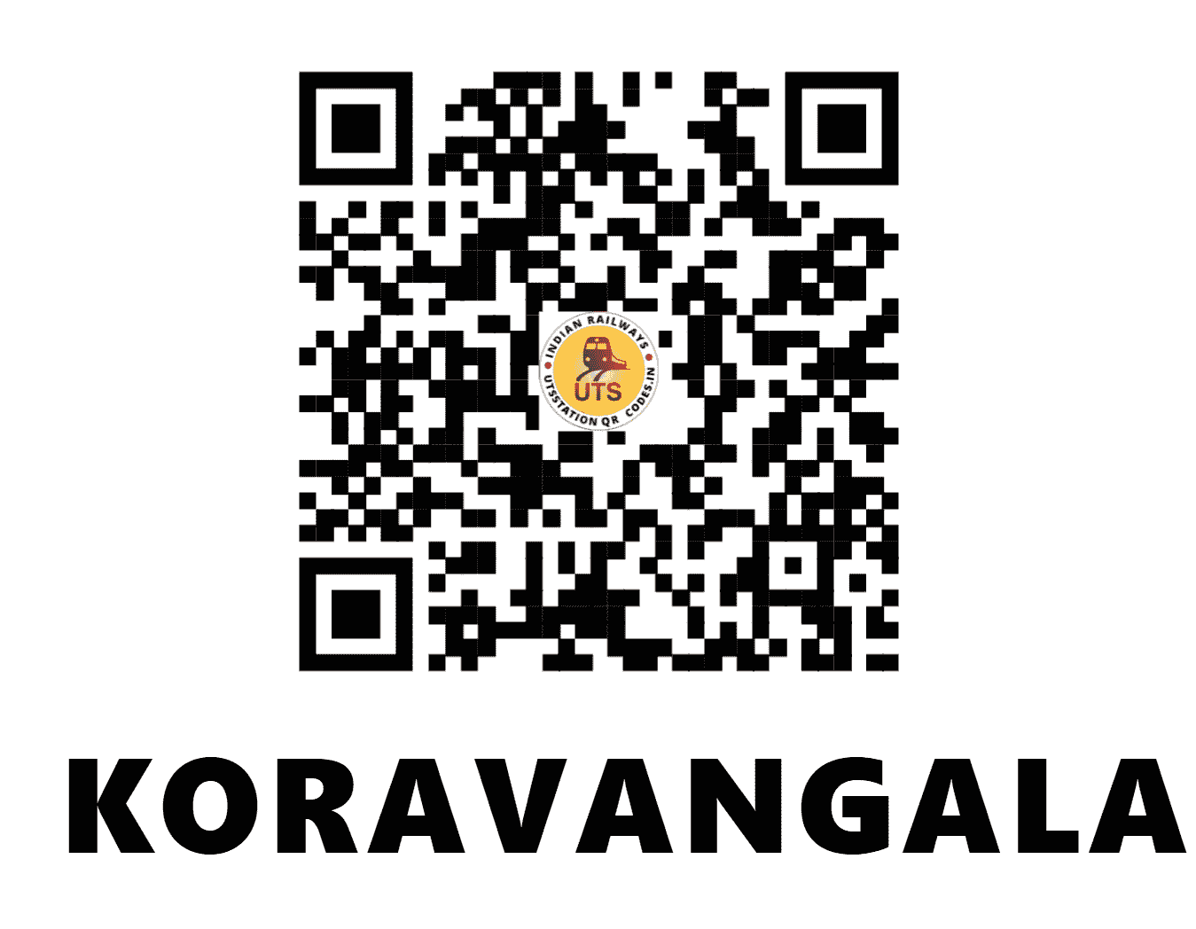 UTS QR Code for KORAVANGALA - KRVL - SW (KARNATAKA)