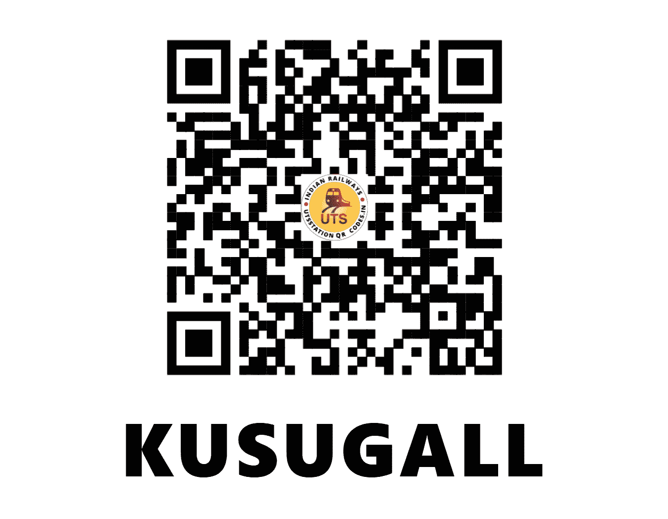 UTS QR Code for KUSUGALL - KUG - SW (KARNATAKA)