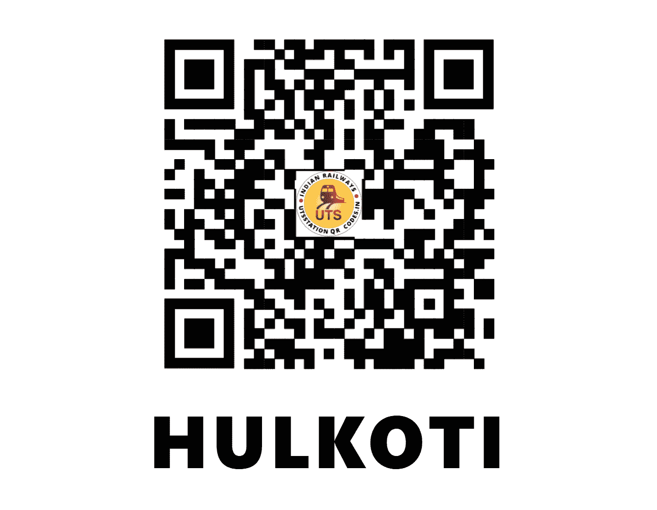 UTS QR Code for HULKOTI - LKT - SW (KARNATAKA)