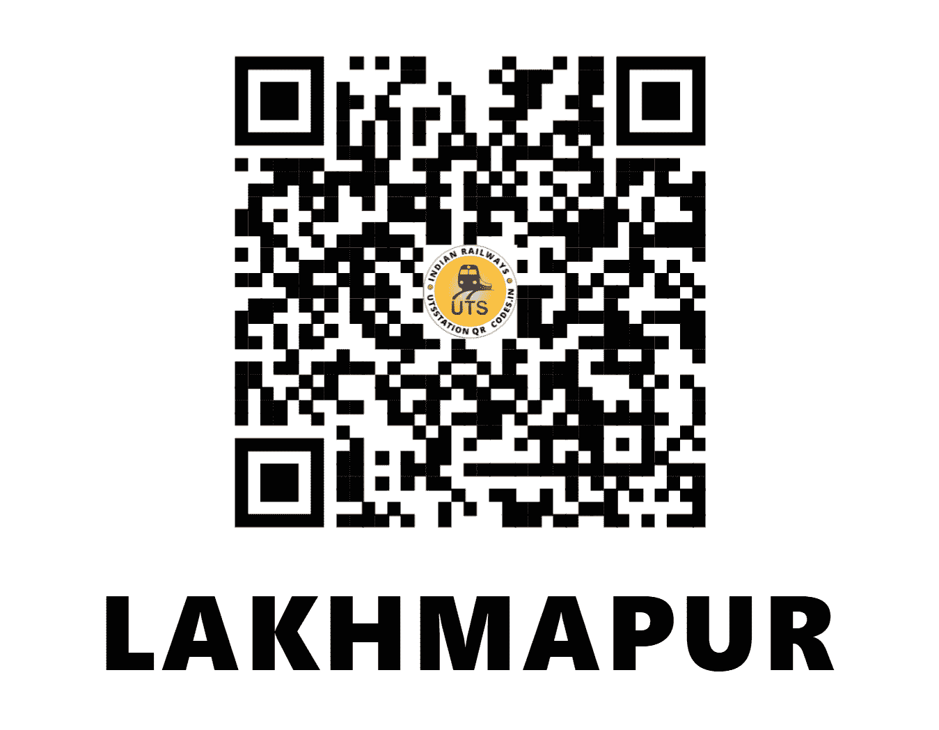 UTS QR Code for LAKHMAPUR - LKY - SW (KARNATAKA)