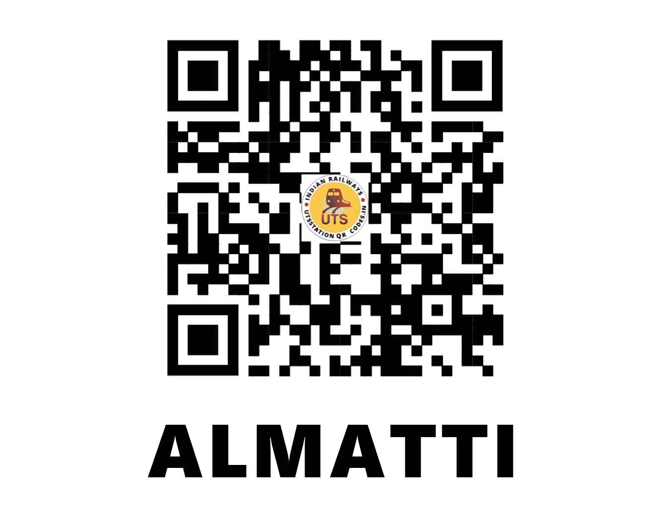 UTS QR Code for ALMATTI - LMT - SW (KARNATAKA)