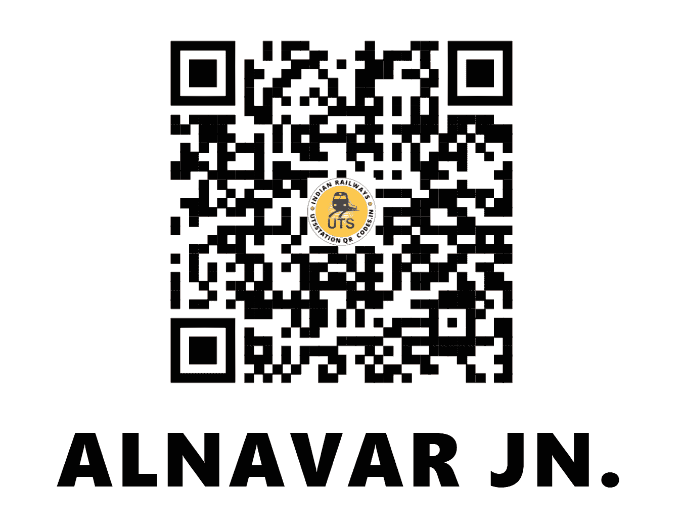 UTS QR Code for ALNAVAR JN. - LWR - SW (KARNATAKA)