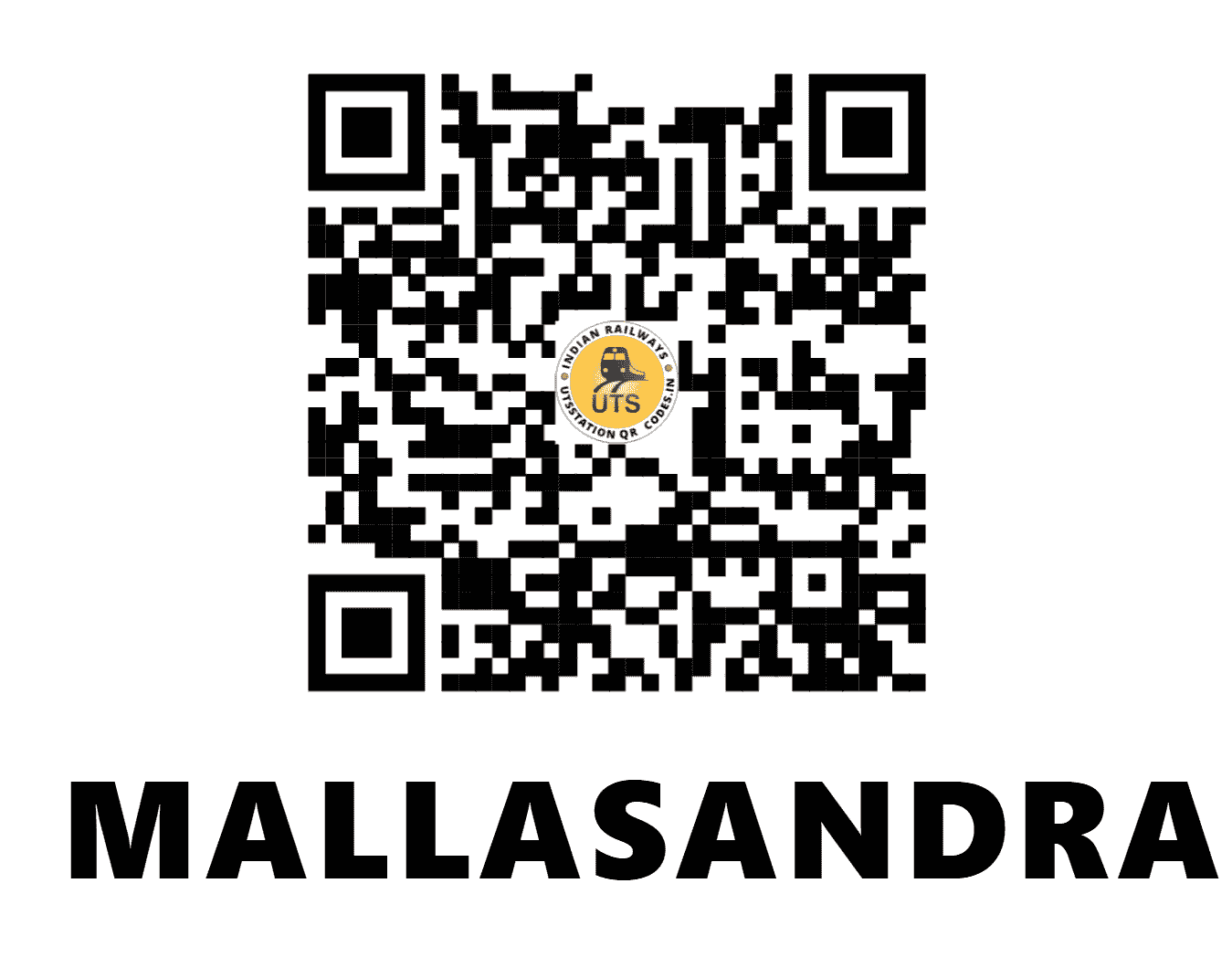 UTS QR Code for MALLASANDRA - MLSA - SW (KARNATAKA)