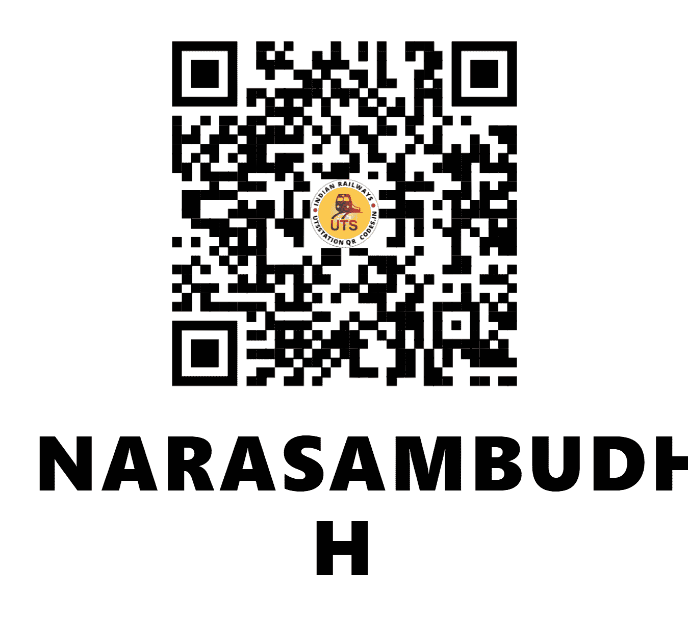 UTS QR Code for NARASAMBUDHI H - NBU - SW (KARNATAKA)