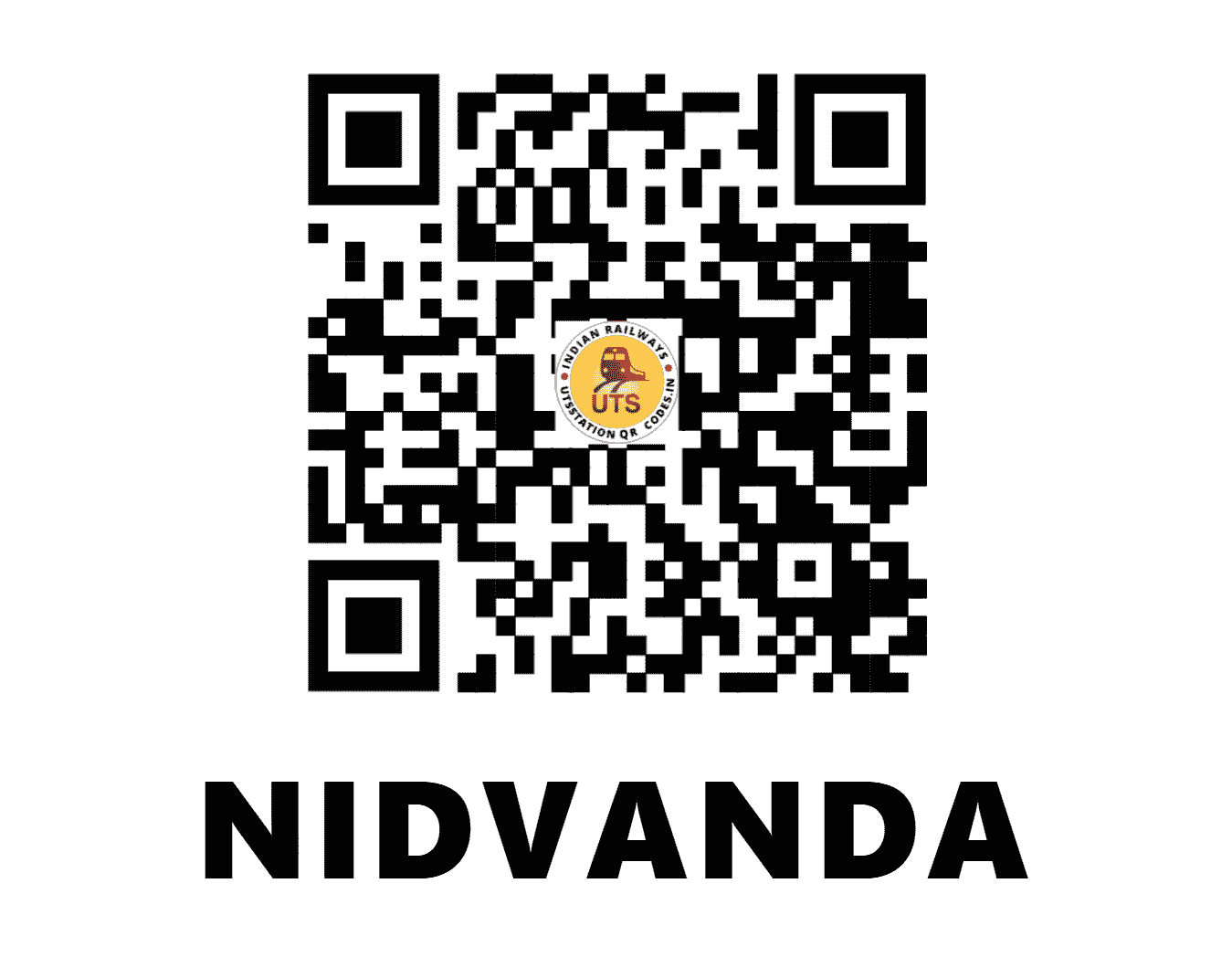 UTS QR Code for NIDVANDA - NDV - SW (KARNATAKA)
