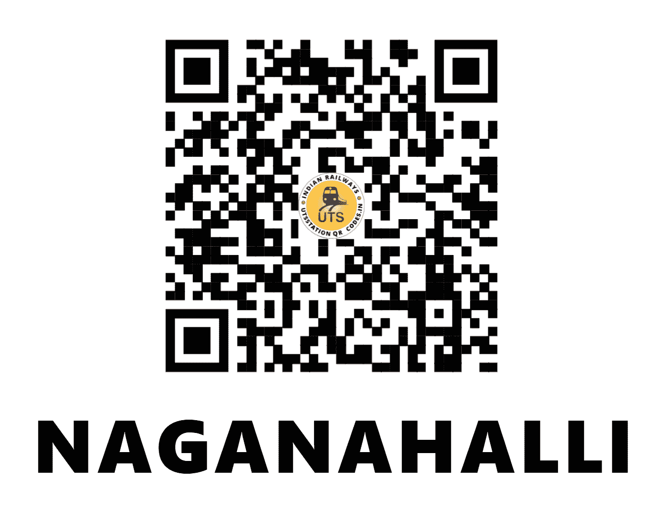 UTS QR Code for NAGANAHALLI - NHY - SW (KARNATAKA)