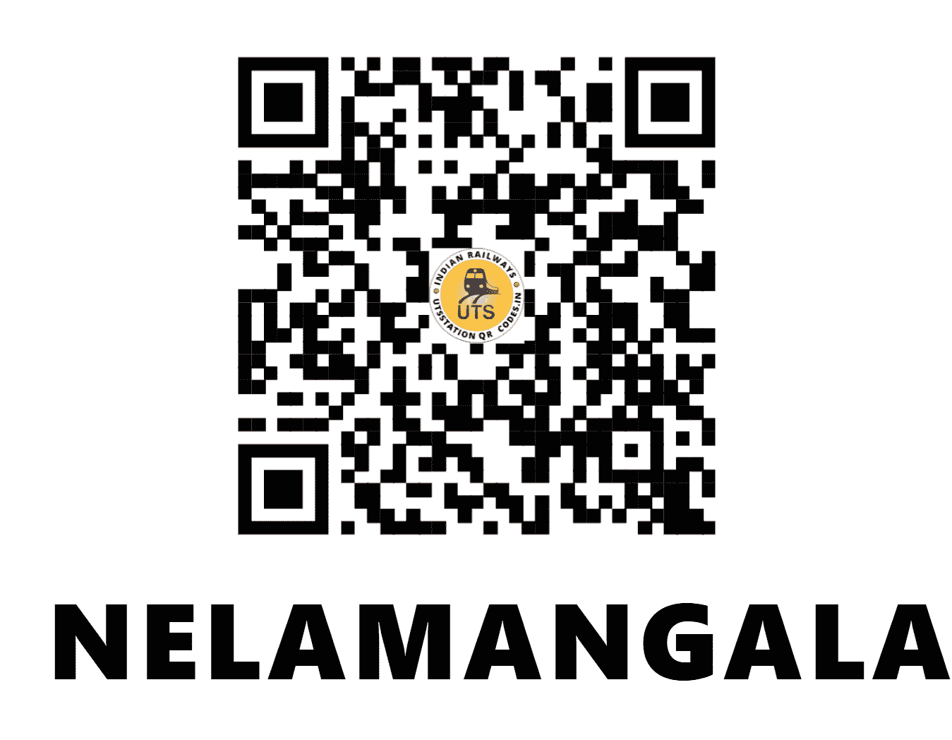 UTS QR Code for NELAMANGALA - NMGA - SW (KARNATAKA)