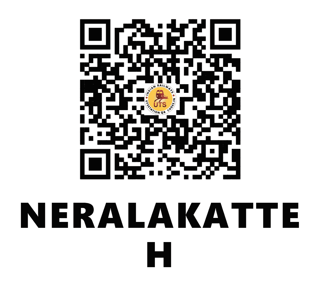 UTS QR Code for NERALAKATTE H - NRF - SW (KARNATAKA)