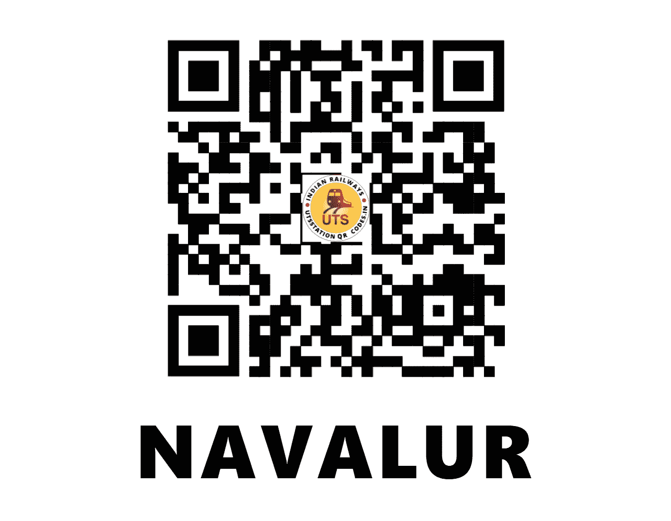 UTS QR Code for NAVALUR - NVU - SW (KARNATAKA)