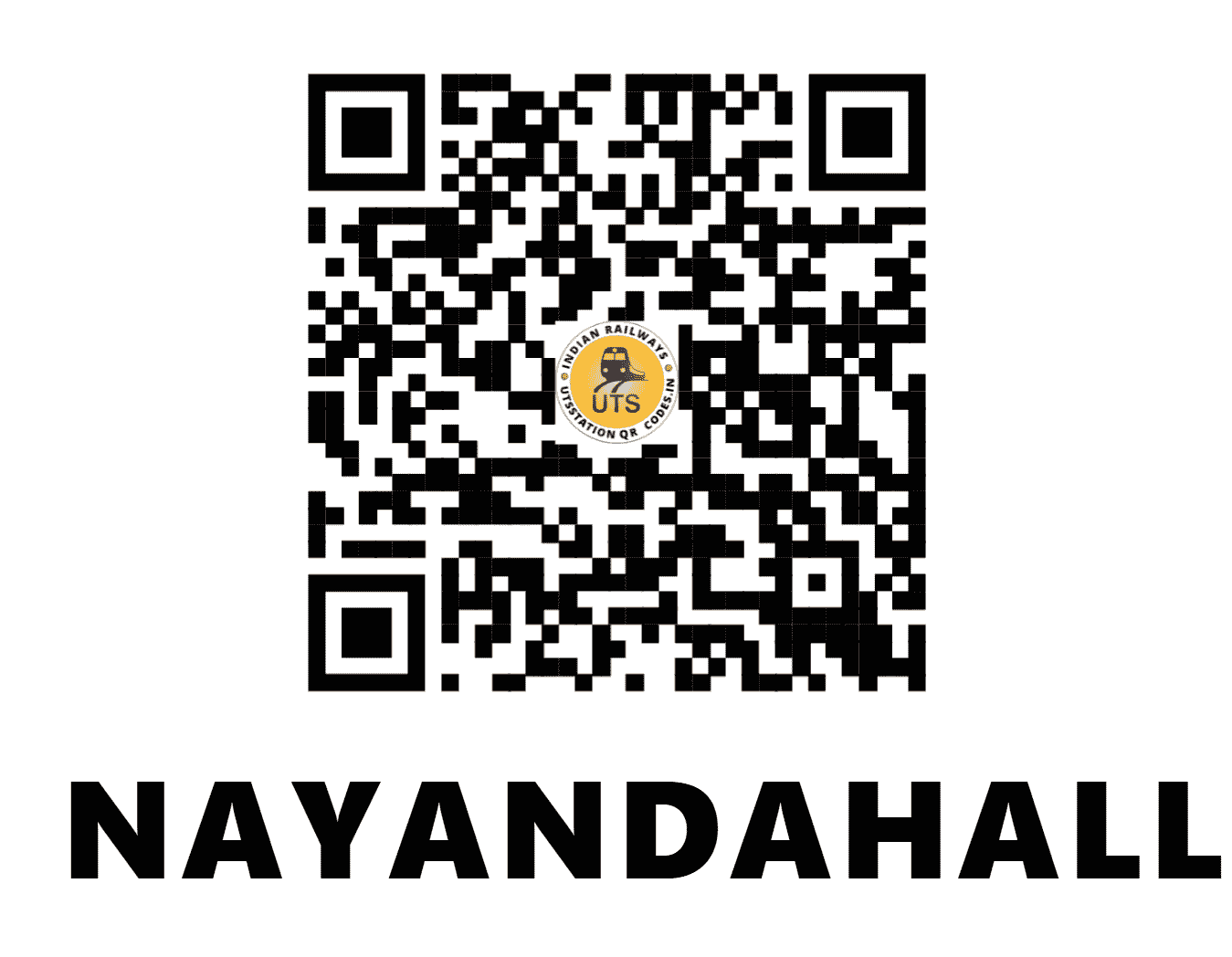 UTS QR Code for NAYANDAHALLI - NYH - SW (KARNATAKA)