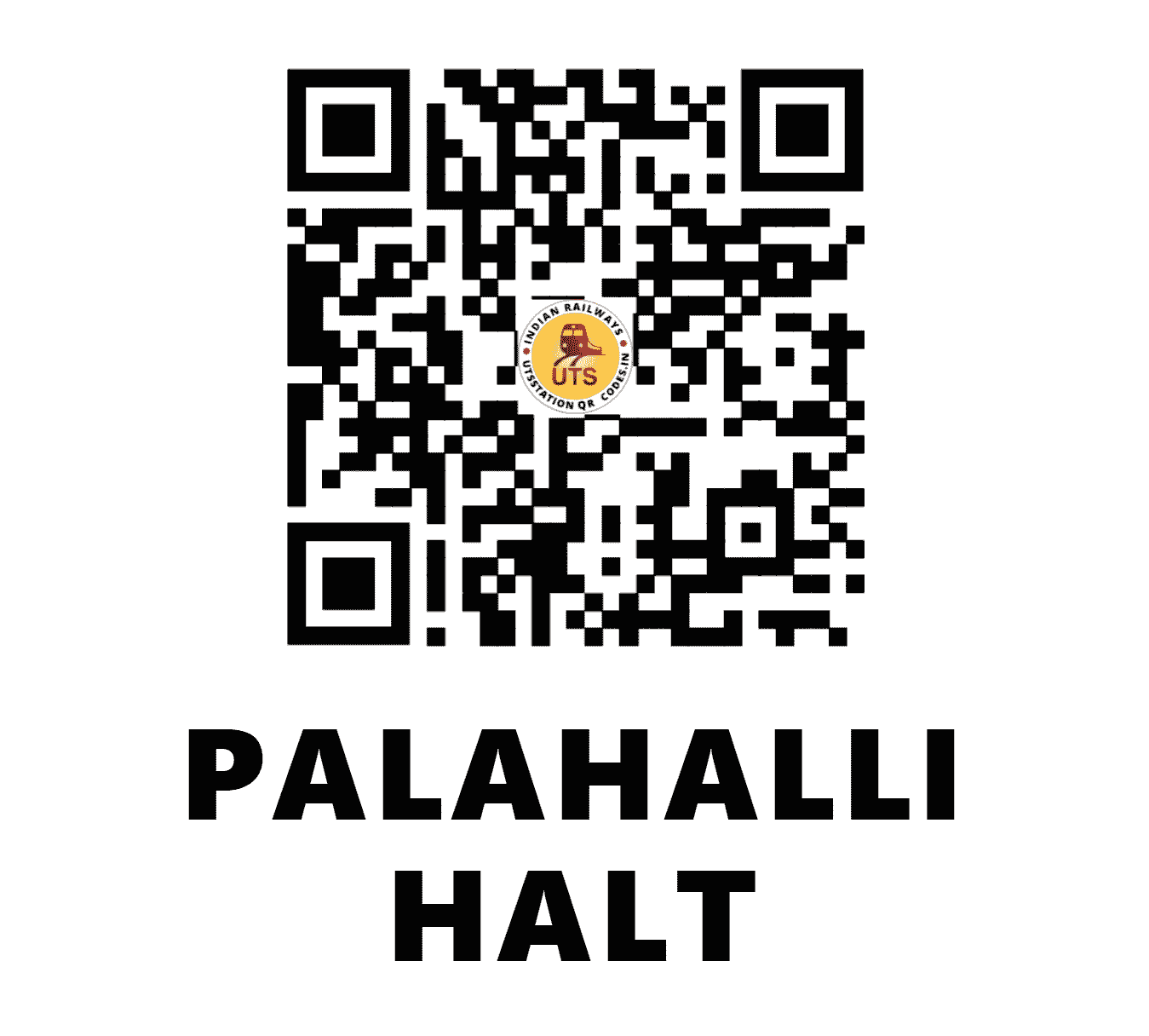 UTS QR Code for PALAHALLI HALT - PLHL - SW (KARNATAKA)
