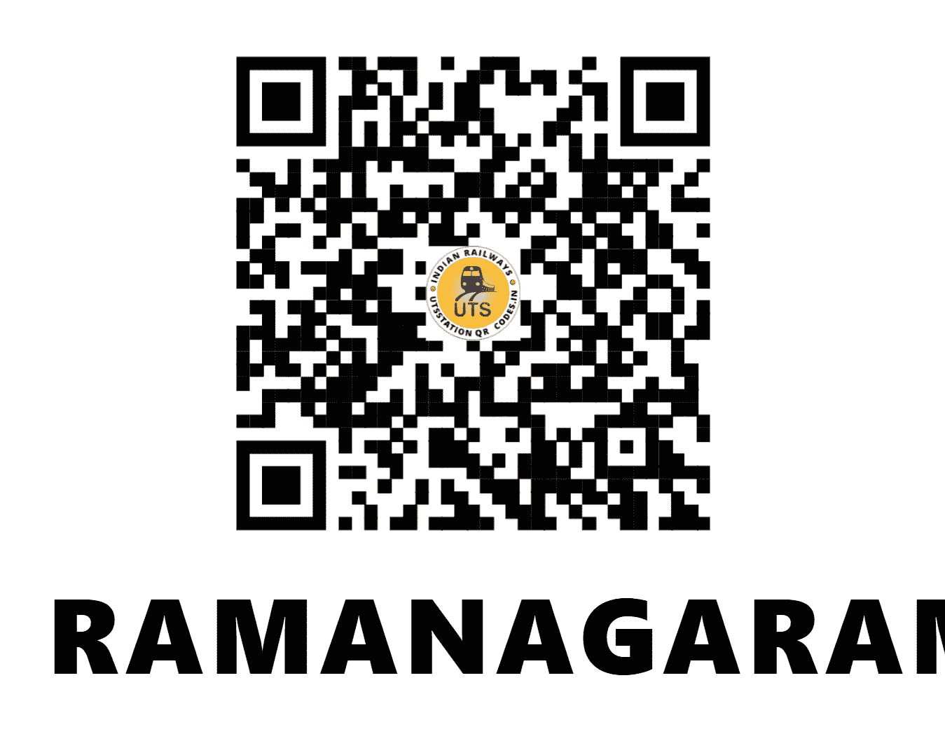 UTS QR Code for RAMANAGARAM - RMGM - SW (KARNATAKA)