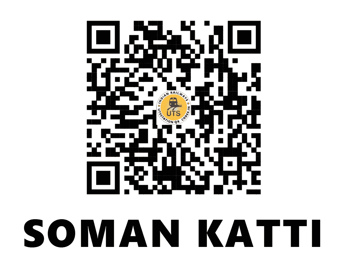 UTS QR Code for SOMAN KATTI - SMKT - SW (KARNATAKA)