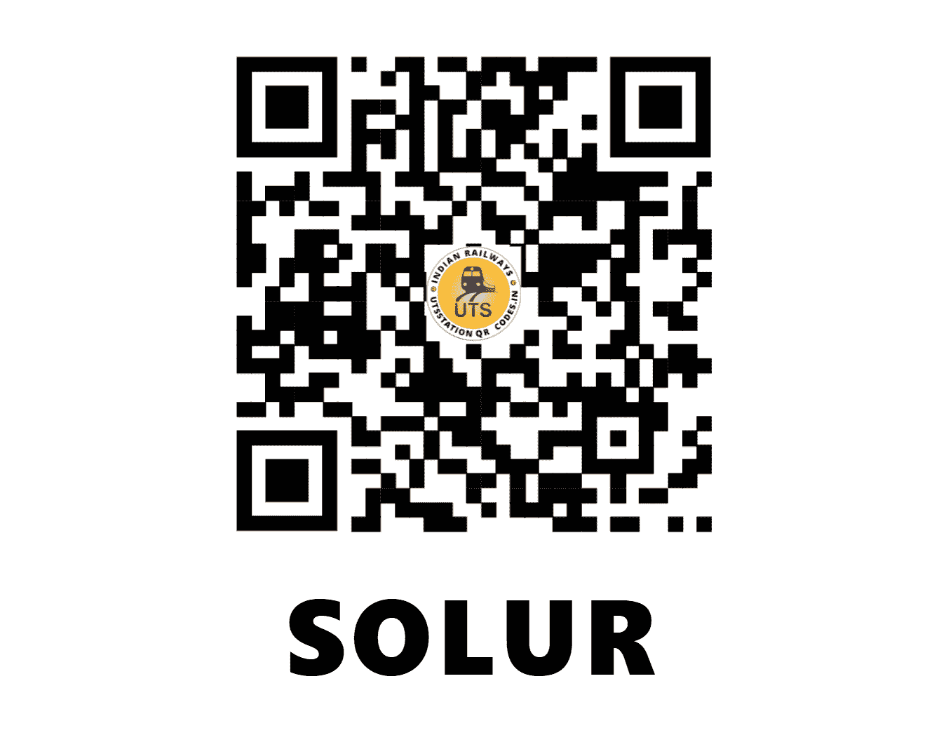 UTS QR Code for SOLUR - SOLR - SW (KARNATAKA)