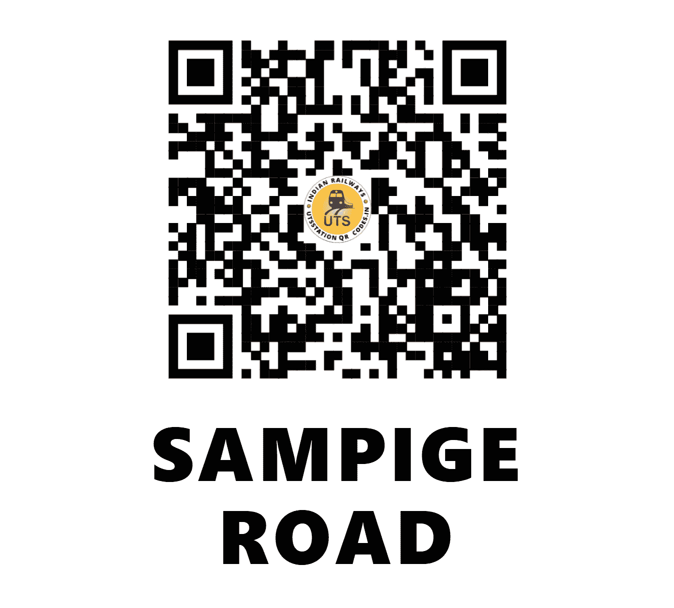 UTS QR Code for SAMPIGE ROAD - SPGR - SW (KARNATAKA)