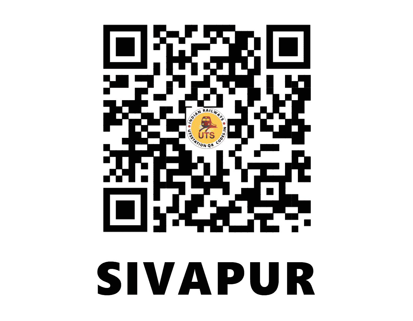 UTS QR Code for SIVAPUR - SPV - SW (KARNATAKA)