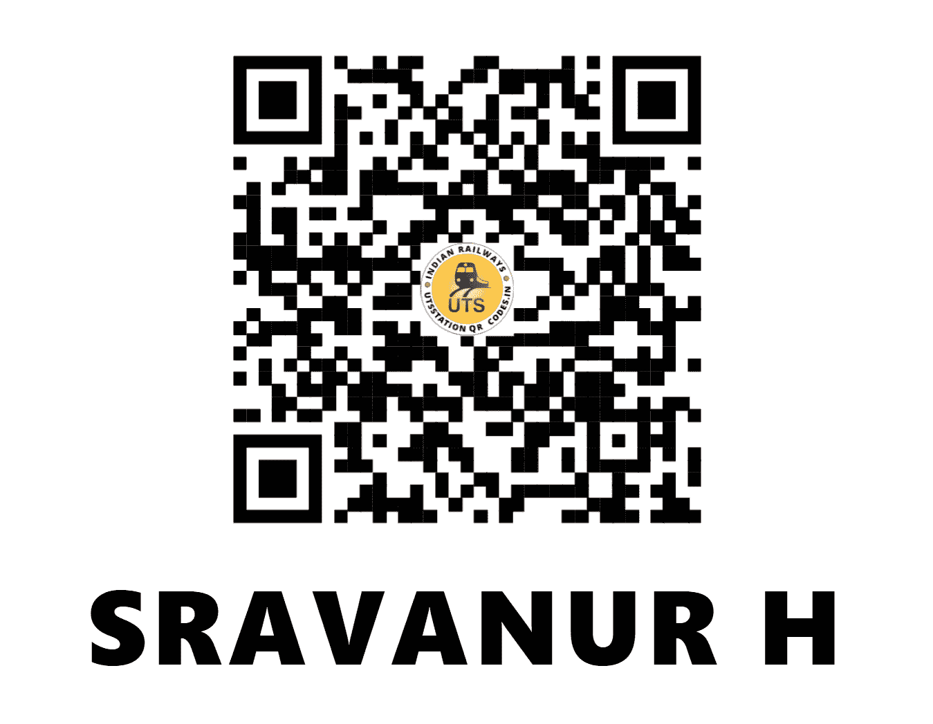 UTS QR Code for SRAVANUR H - SRVN - SW (KARNATAKA)