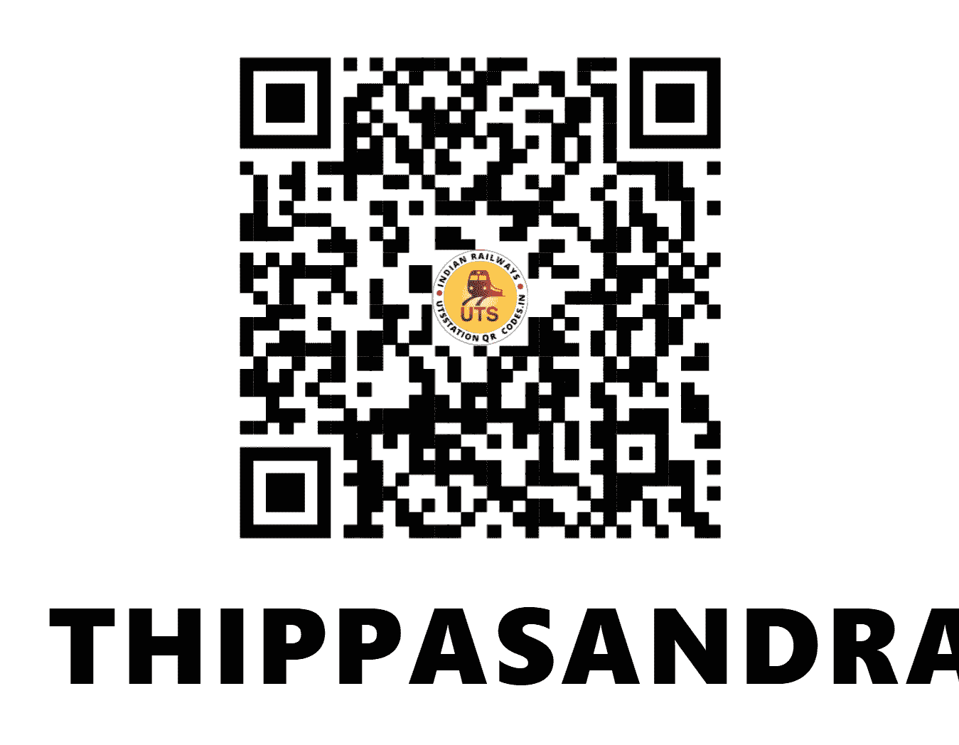 UTS QR Code for THIPPASANDRA - TASA - SW (KARNATAKA)