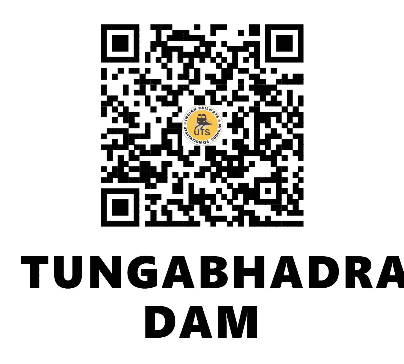 UTS QR Code for TUNGABHADRA DAM - TBDM - SW (KARNATAKA)