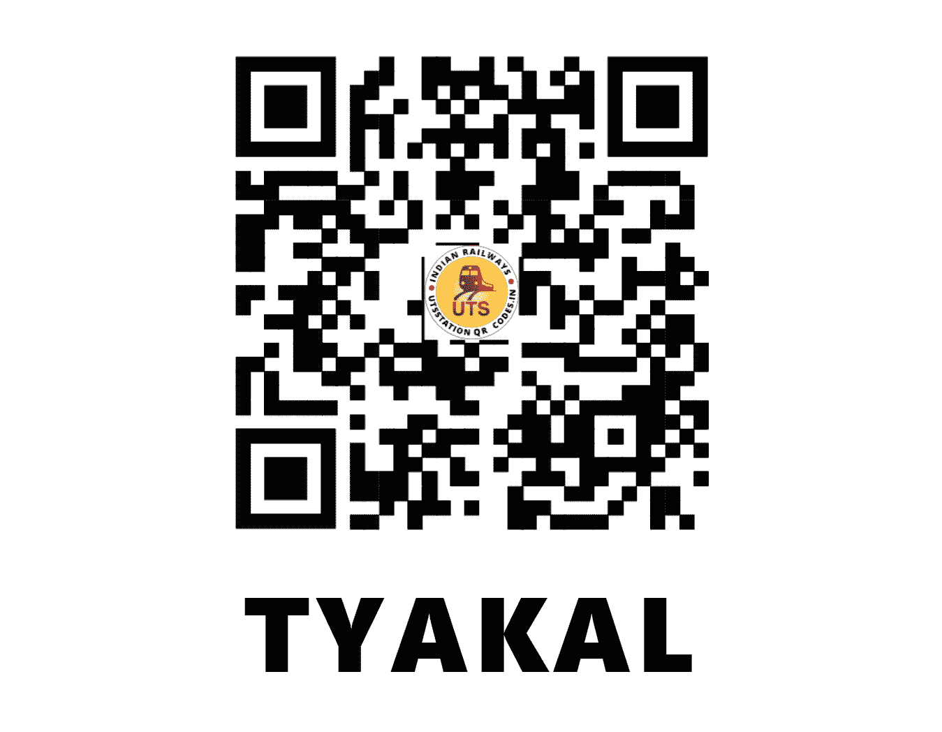 UTS QR Code for TYAKAL - TCL - SW (KARNATAKA)
