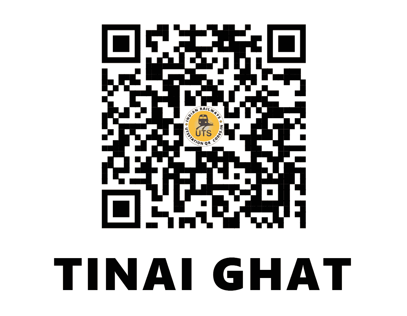 UTS QR Code for TINAI GHAT - TGT - SW (KARNATAKA)