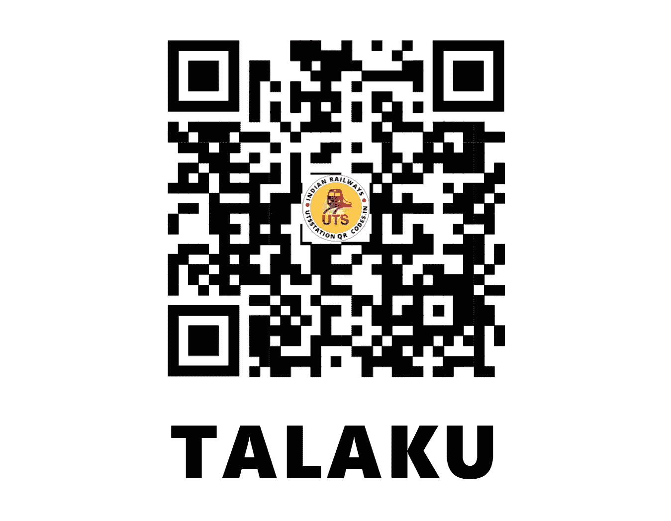 UTS QR Code for TALAKU - THKU - SW (KARNATAKA)