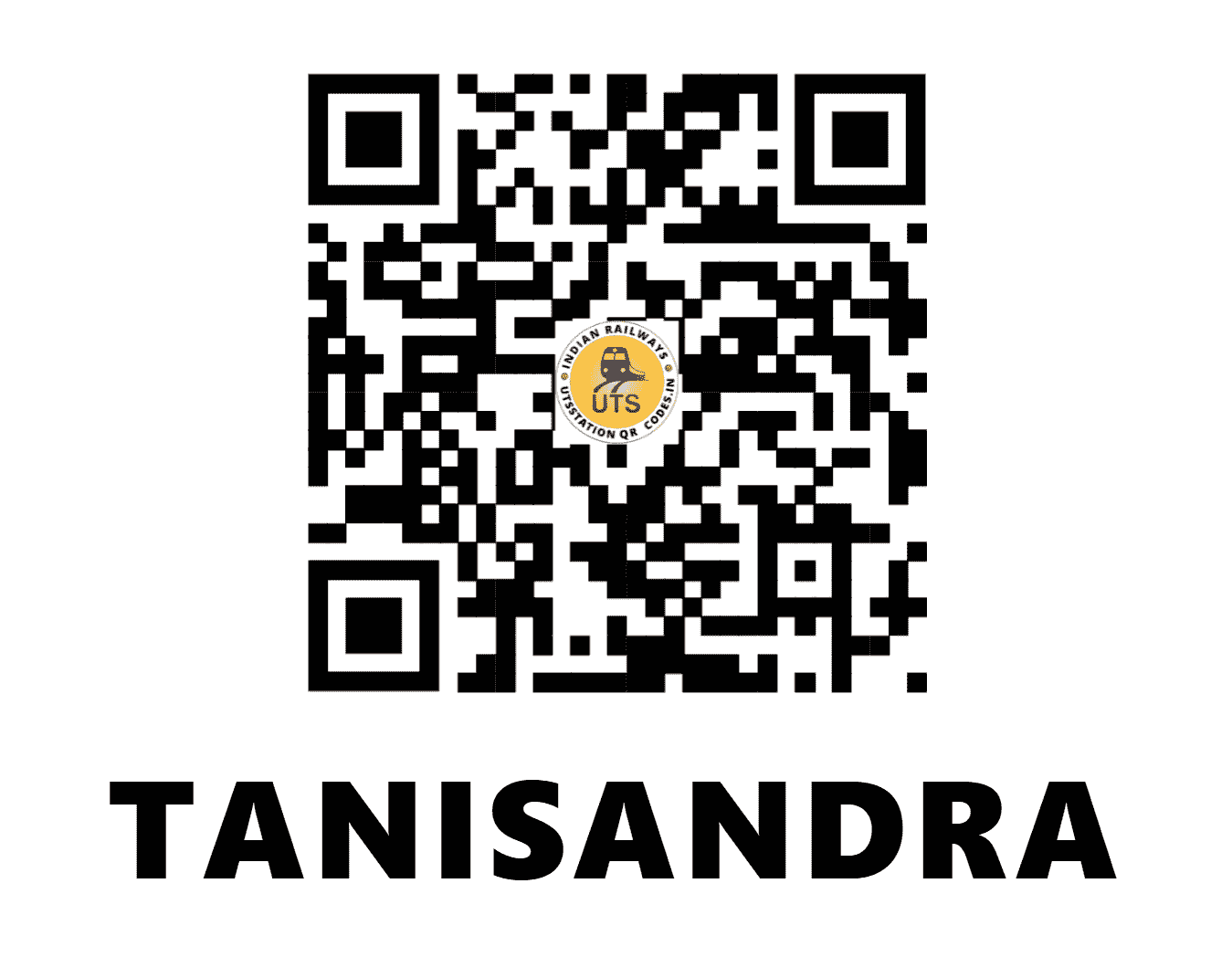 UTS QR Code for TANISANDRA - THSA - SW (KARNATAKA)