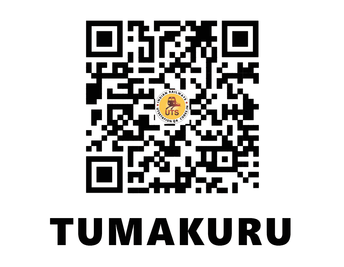 UTS QR Code for TUMAKURU - TK - SW (KARNATAKA)
