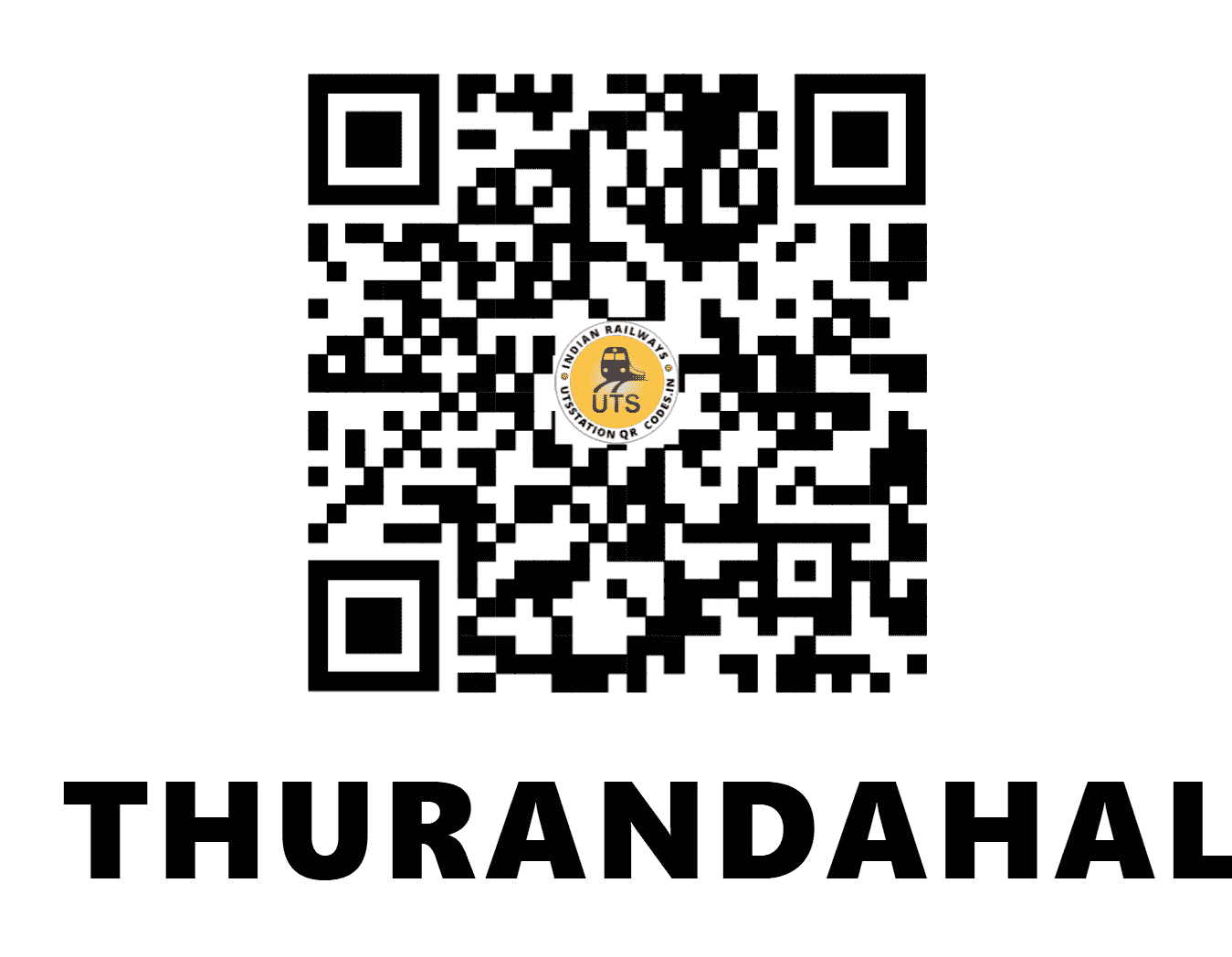 UTS QR Code for THURANDAHALLI - TUHD - SW (KARNATAKA)