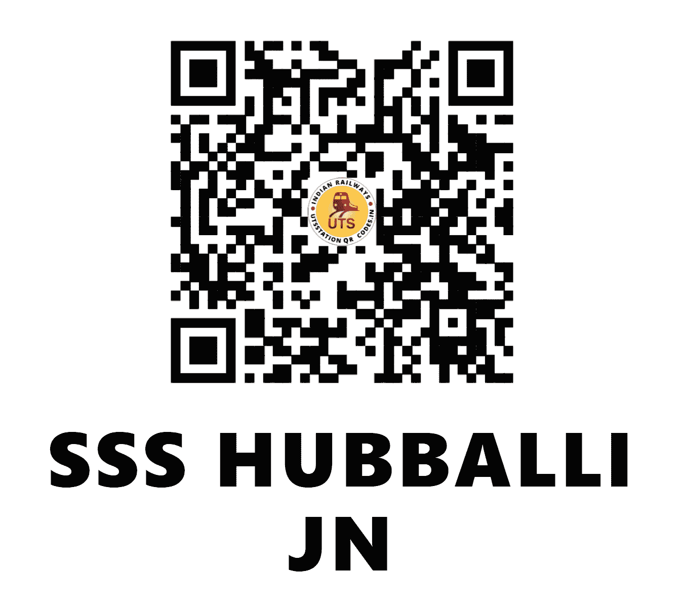 UTS QR Code for SSS HUBBALLI JN - UBL - SW (KARNATAKA)