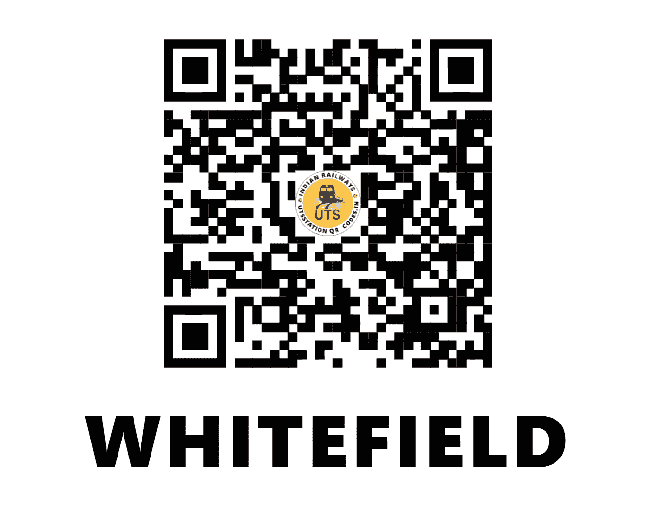 UTS QR Code for WHITEFIELD - WFD - SW (KARNATAKA)