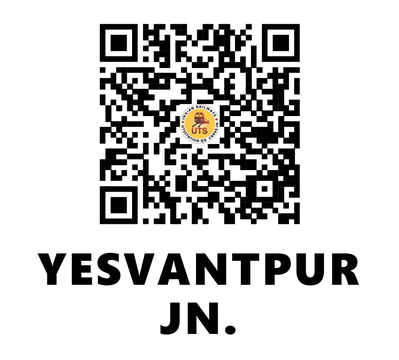 UTS QR Code for YESVANTPUR JN. - YPR - SW (KARNATAKA)
