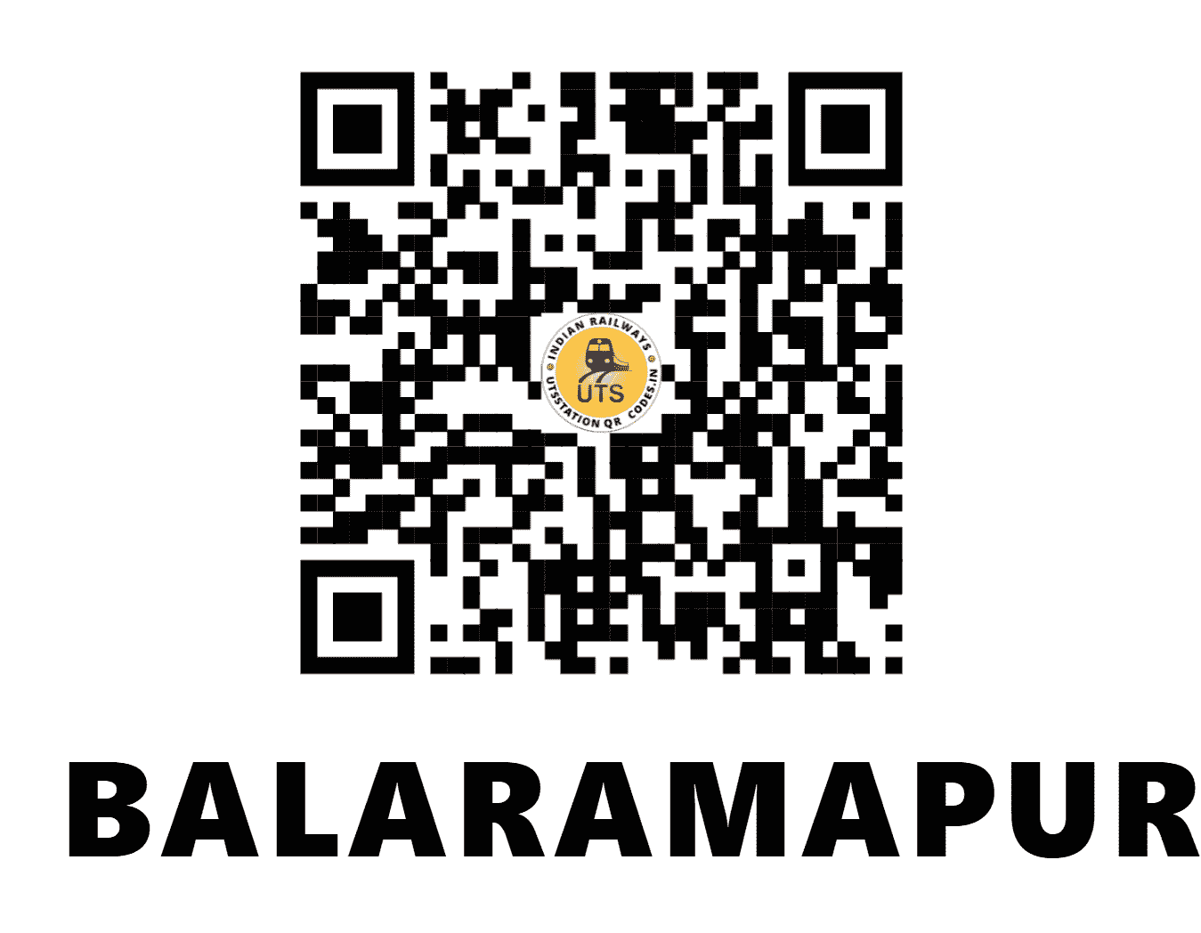 UTS QR Code for BALARAMAPURAM - BRAM - SR (KERALA)