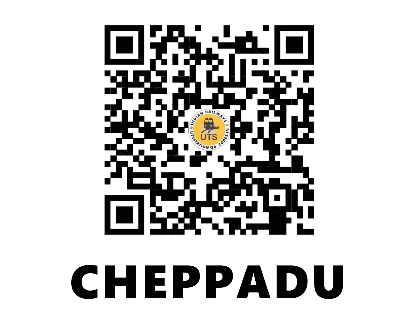 UTS QR Code for CHEPPADU - CHPD - SR (KERALA)