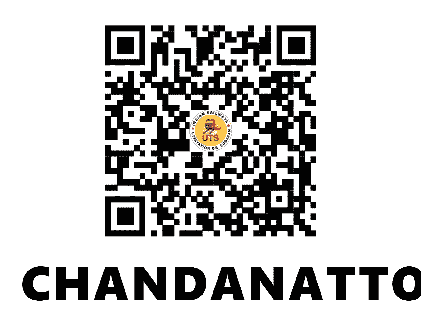 UTS QR Code for CHANDANATTOP - CTPE - SR (KERALA)