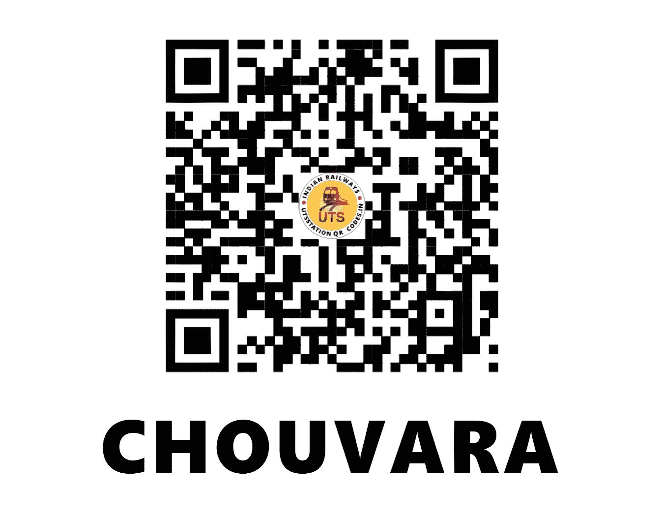 UTS QR Code for CHOUVARA - CWR - SR (KERALA)