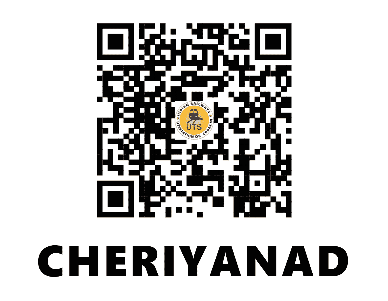 UTS QR Code for CHERIYANAD - CYN - SR (KERALA)