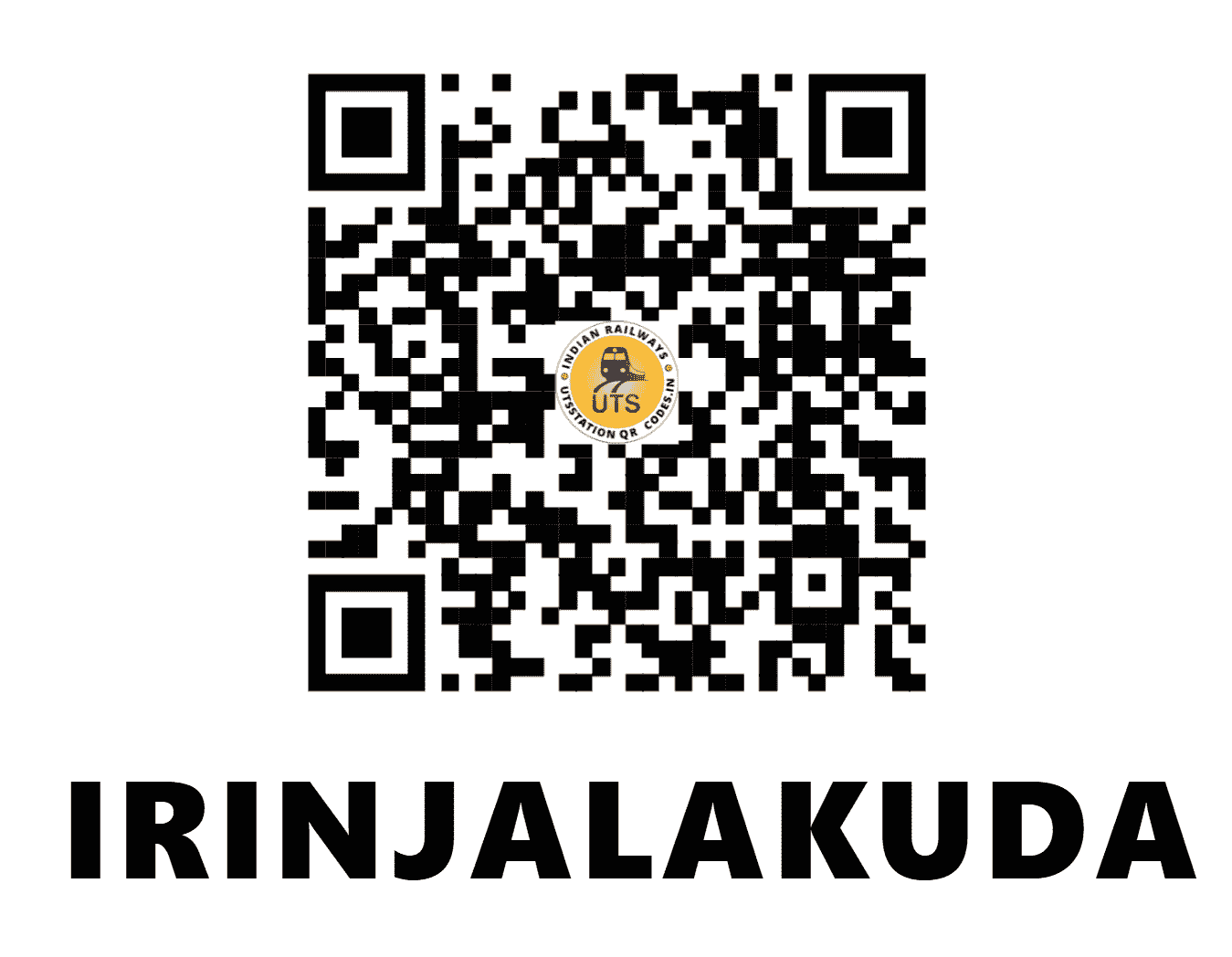 UTS QR Code for IRINJALAKUDA - IJK - SR (KERALA)