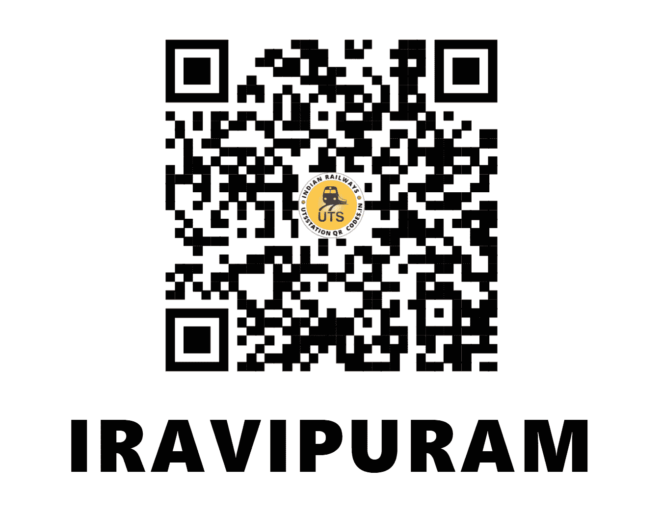 UTS QR Code for IRAVIPURAM - IRP - SR (KERALA)