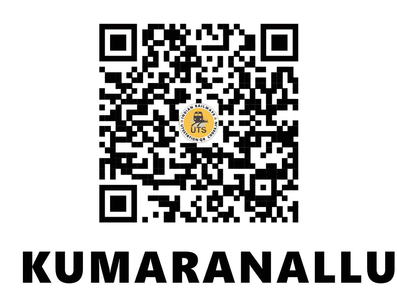 UTS QR Code for KUMARANALLUR - KFQ - SR (KERALA)