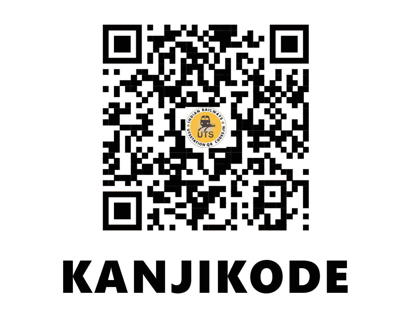 UTS QR Code for KANJIKODE - KJKD - SR (KERALA)